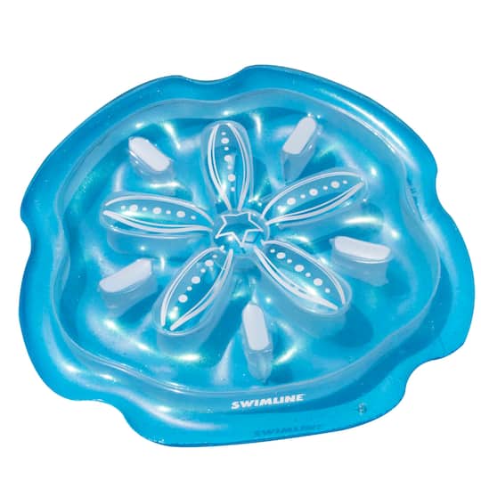 Swimline 64" Blue Sand Dollar Inflatable Pool Raft Float